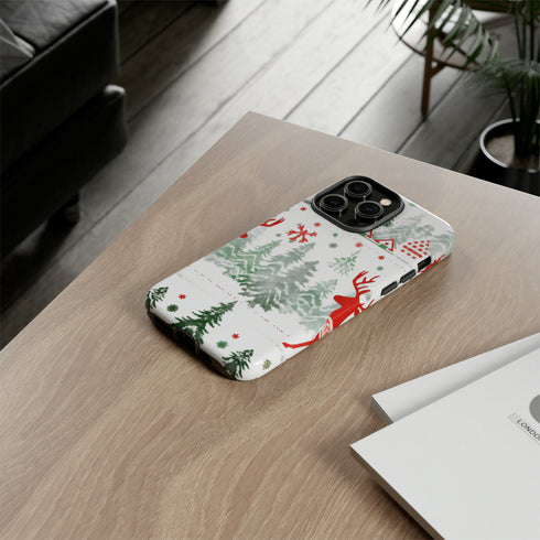 Nordic Christmas Print - Impact Resistant Phone Case